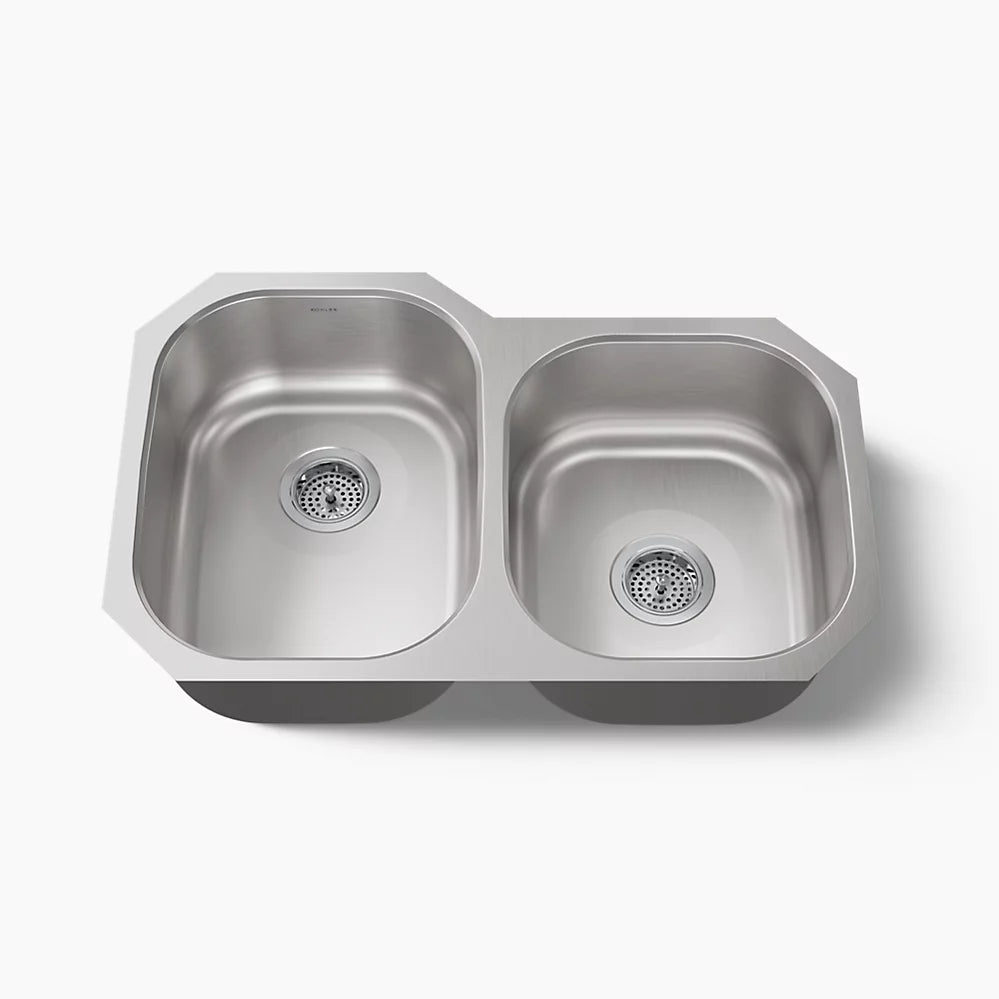 Undertone® 31" Undermount Double-Bowl Kitchen Sink