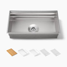 Prolific® 33" Undermount Single-Bowl Workstation Kitchen Sink