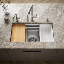 Prolific® 33" Undermount Single-Bowl Workstation Kitchen Sink