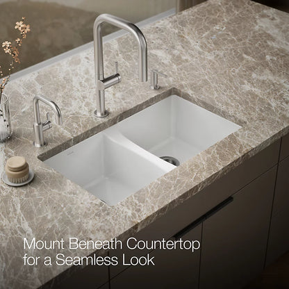 Deerfield® 33" Undermount Double-Bowl Kitchen Sink