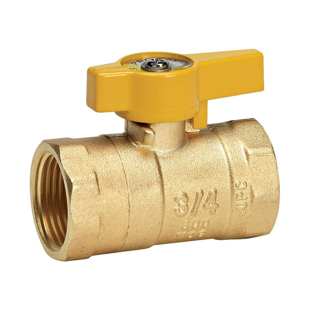 3/4 GAS BALL VALVE AGA 2 PC