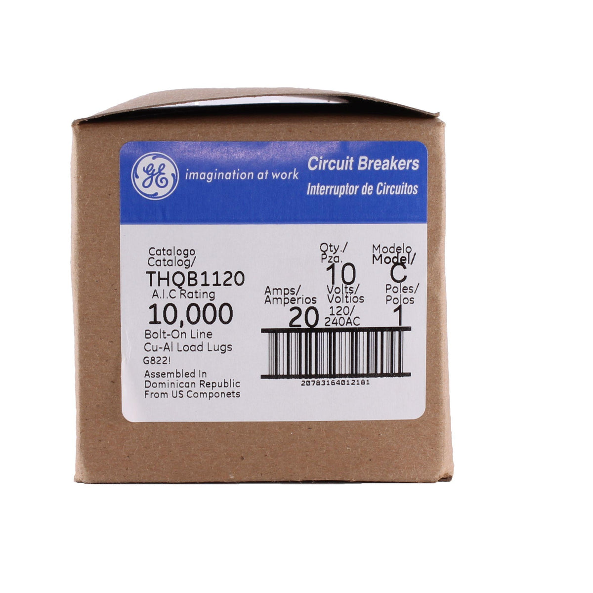 Type Thqb Molded Case Miniature Circuit Breaker - Bolted-On