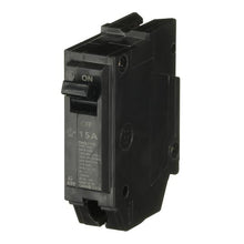 GE Q-Line® THQL1115 Type THQL Molded Case Circuit Breaker, 120/240 V AC, 15 A, 10 kA Interrupt, 1 Pole, Thermal Magnetic Trip