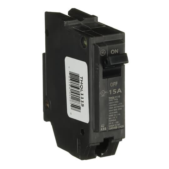 Type Thql Molded Case Circuit Breaker - Plug-in - 15 A