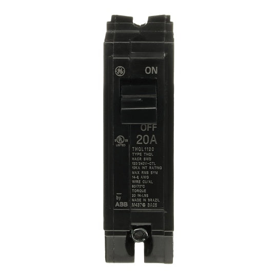 Type Thql Molded Case Circuit Breaker - Plug-in - 20 A