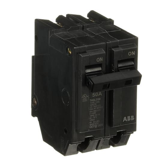 Type Thql Molded Case Circuit Breaker - Plug-in - 50 A