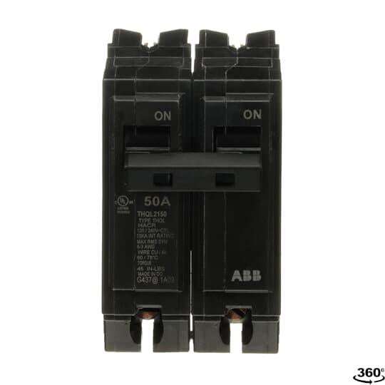 Type Thql Molded Case Circuit Breaker - Plug-in - 50 A