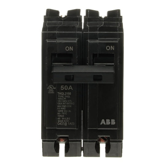 Type Thql Molded Case Circuit Breaker - Plug-in - 50 A