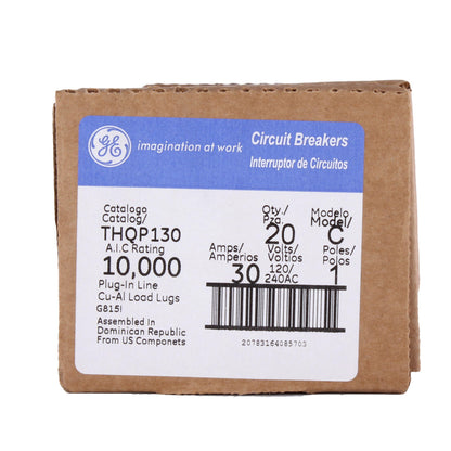 Type Thqp Compact Molded Case Circuit Breaker - 120/240 V AC