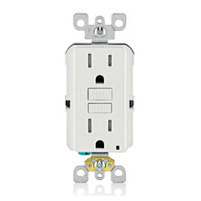 WHITE GFCI OUTLET TR