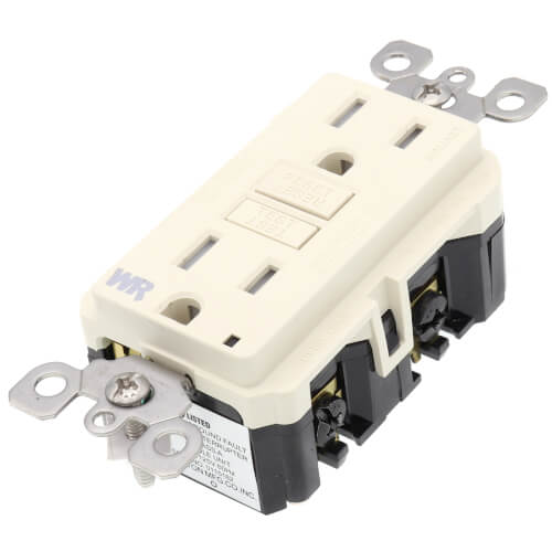 LIGHT ALMOND GFCI OUTLET