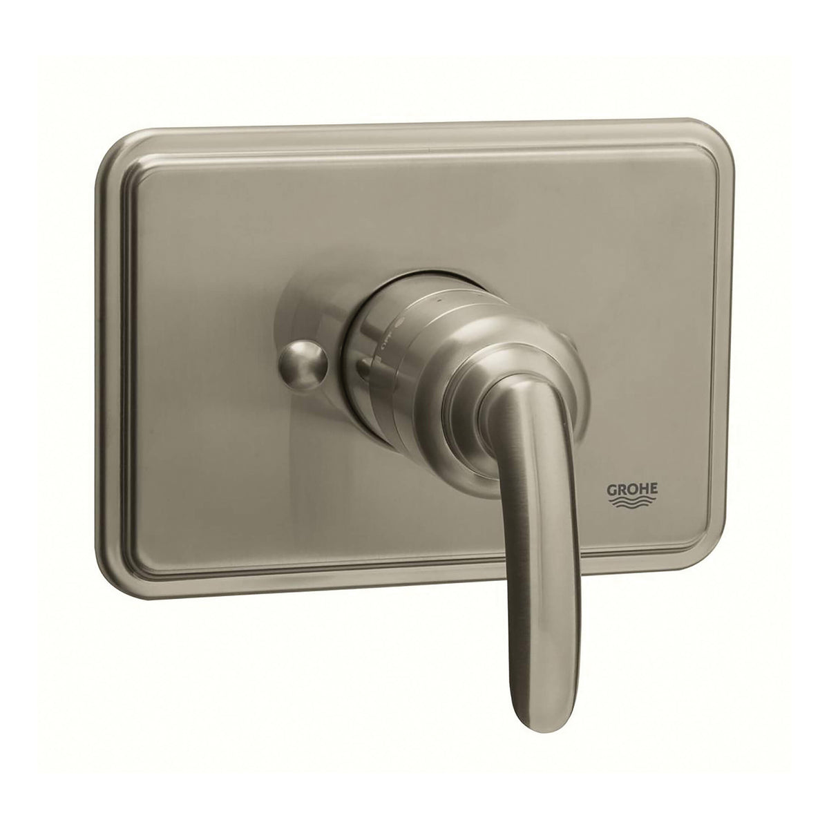 GROHE 19264EN0 Talia Pressure Balance Valve Trim Kit With Lever Handle, For Use With GrohSafe® Rough-In Valves, Brass, Brushed Nickel, Import