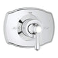 GROHE 19843000 Valve Trim, 6.1 gpm Shower, Polished Chrome