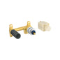 GROHE 23254000 2-Hole Rough-In Valve, 1/2 in, FNPT, Cast Brass Body, StarLight® Polished Chrome, Import