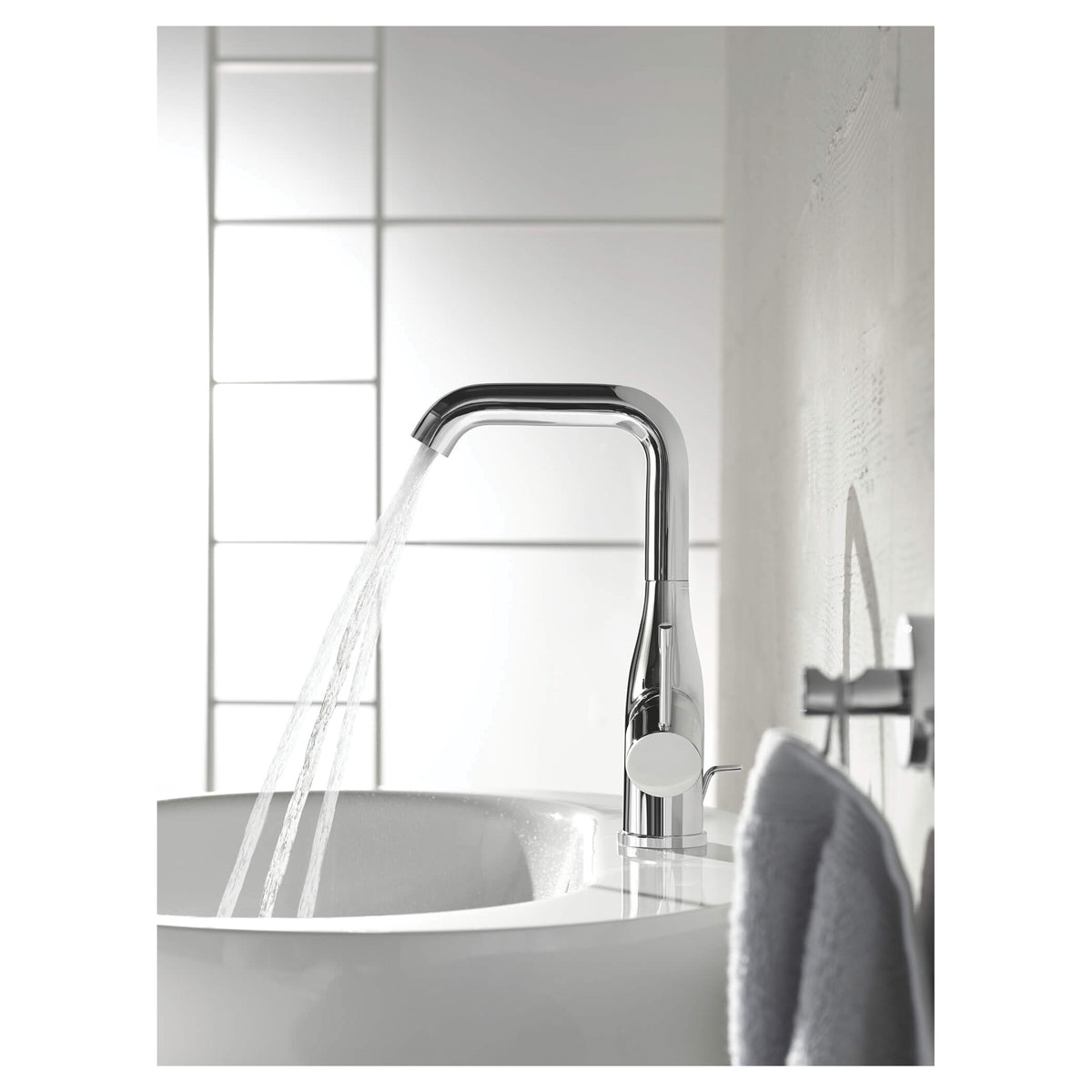 Essence New - L-Size Bathroom Faucet - Deck Mount - 1.2 GPM
