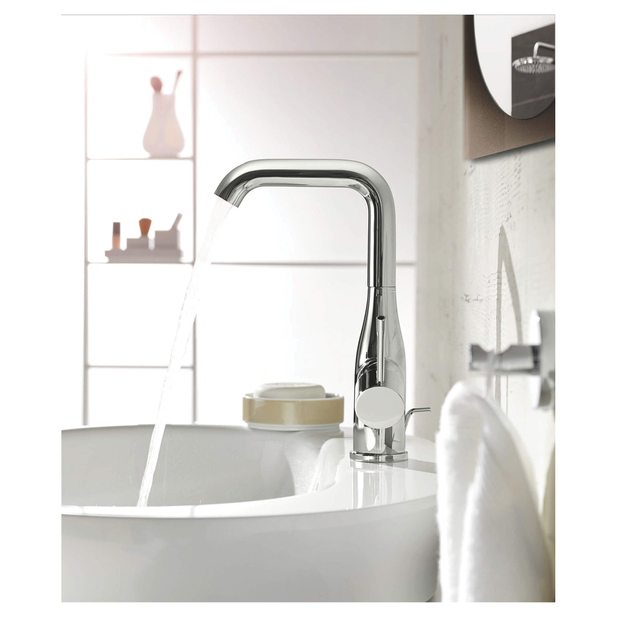 Essence New - L-Size Bathroom Faucet - Deck Mount - 1.2 GPM
