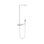 GROHE 27471000 Shower Head, Rainshower® Veris 300, 2.5 gpm Flow Rate, 1 Sprays, Ceiling Mount, 11-13/16 in Dia Head, Import