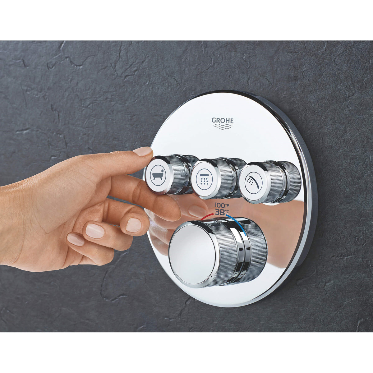 Grohtherm - Thermostatic Trim - Wall Mount - 29138_0