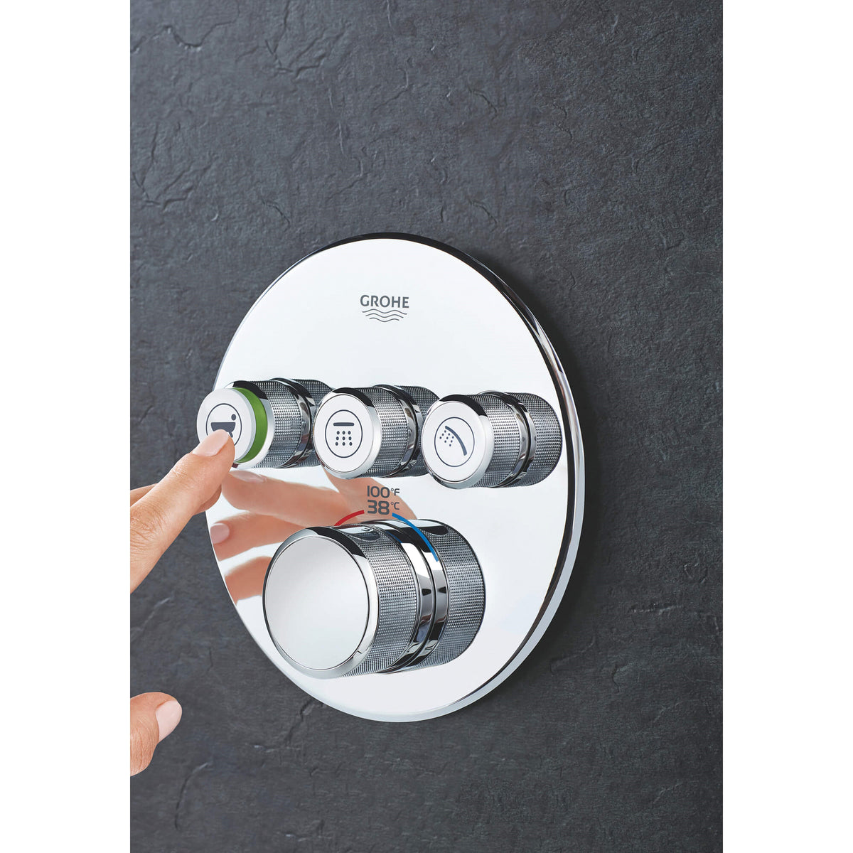 Grohtherm - Thermostatic Trim - Wall Mount - 29138_0