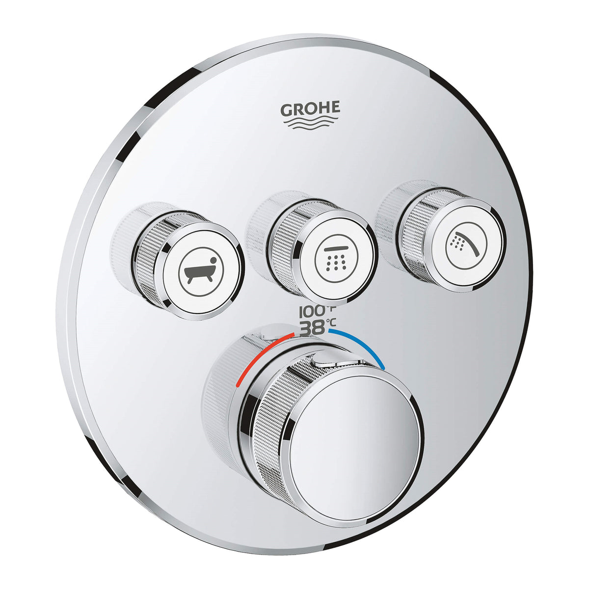 Grohtherm - Thermostatic Trim - Wall Mount - 29138_0