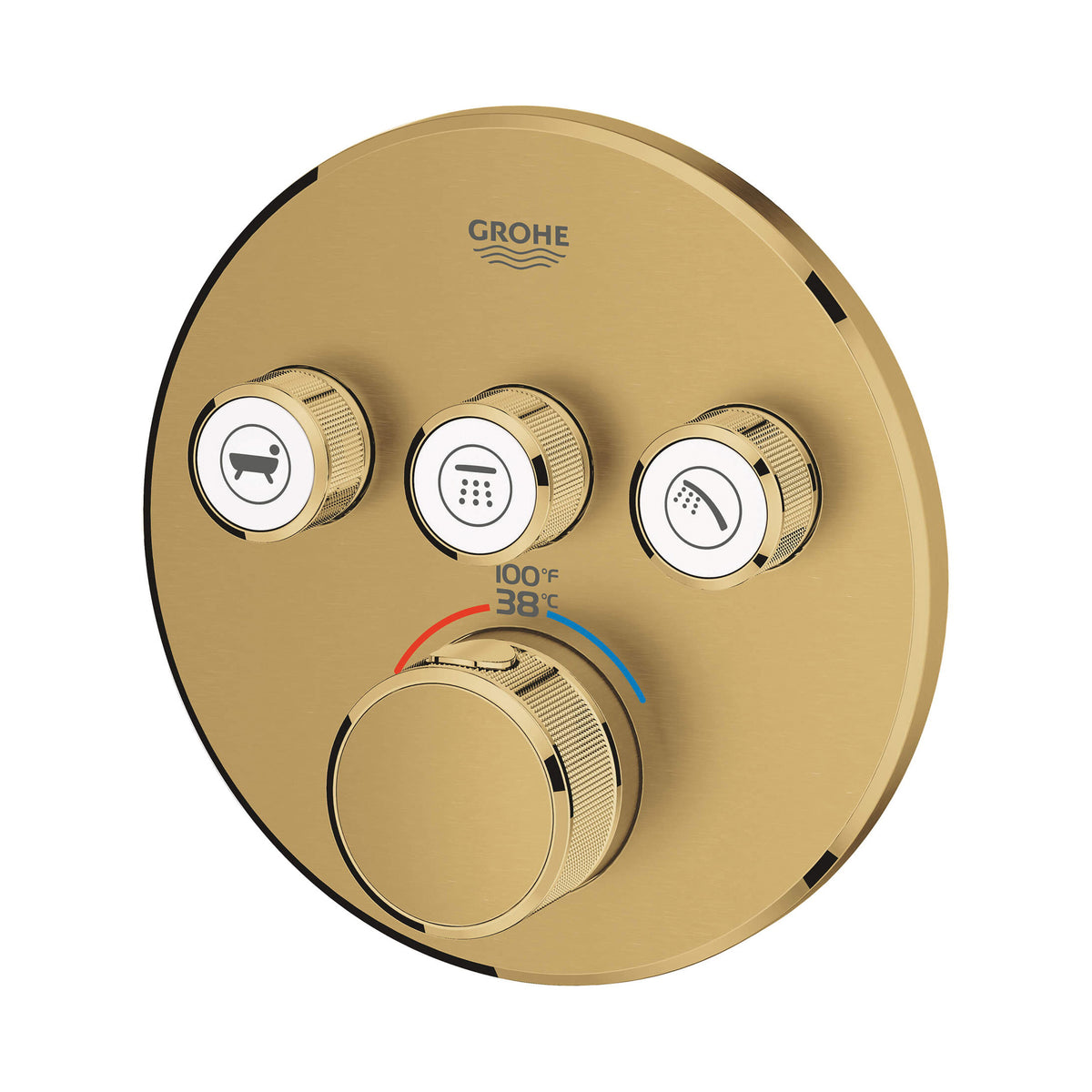 Grohtherm - Thermostatic Trim - Wall Mount - 29138_0