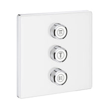 Grohtherm Triple Volume Control Trim, StarLight Moon White