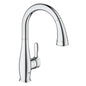 GROHE 30213000 Sink Mixer, Parkfield™, 1.75 gpm Flow Rate, 360 deg Swivel Tubular Spout, Polished Chrome, 1 Handles, Import