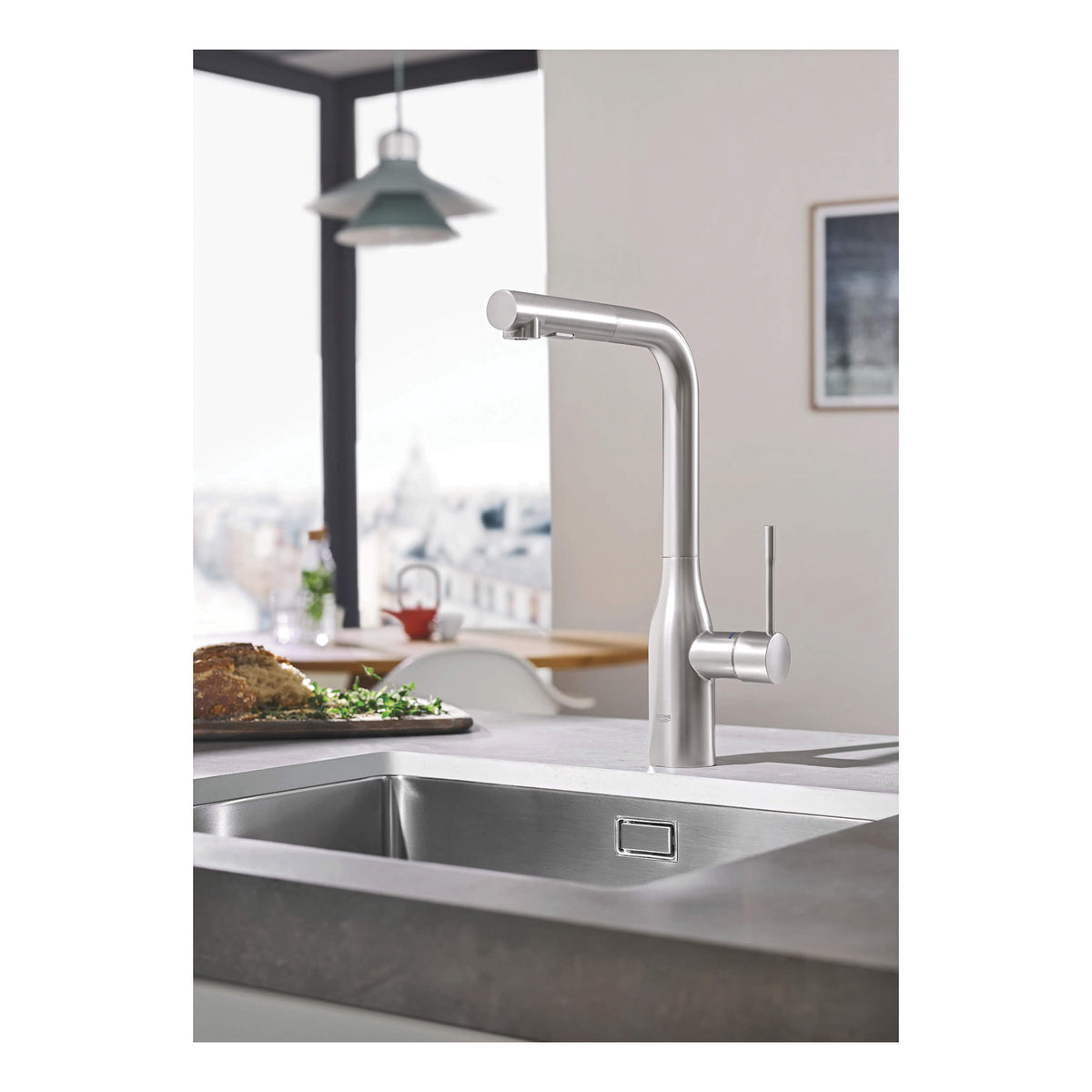 Essence - Pull-Out Kitchen Faucet - Deck Mount - 1.75 GPM