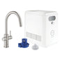 GROHE 31251DC2 Blue® Universal Chilled and Sparkling Starter Kit, 270 W Cooling, 115 V AC, Import