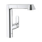 GROHE 32178000 Sink Mixer, K7, 1.75 gpm Flow Rate, 100 deg Swivel Spout, Polished Chrome, 1 Handles, Import