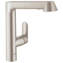 GROHE 32178DC0 K7 Sink Mixer, 1.75 gpm Flow Rate, 100 deg Swivel Spout, SuperSteel, 1 Handles, Import