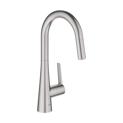 Zedra - Pull-Down Faucet - 7-3/4" L x 5" W x 16-9/16" H