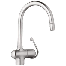 GROHE 32245SD0 Ladylux™ Sink Mixer, 1.75 gpm Flow Rate, Swivel Spout, Brushed Stainless Steel, 1 Handles, 1 Faucet Holes, Import