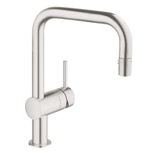 GROHE 32319DC0 Minta Kitchen Faucet, 1.75 gpm Flow Rate, 360 deg Swivel Spout, SuperSteel, 1 Handle, Import