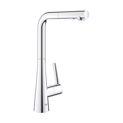 Ladylux - Pull-Out Kitchen Faucet - 8-1/16" L x 14-2/16" H