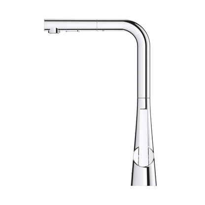 Ladylux - Pull-Out Kitchen Faucet - 8-1/16" L x 14-2/16" H