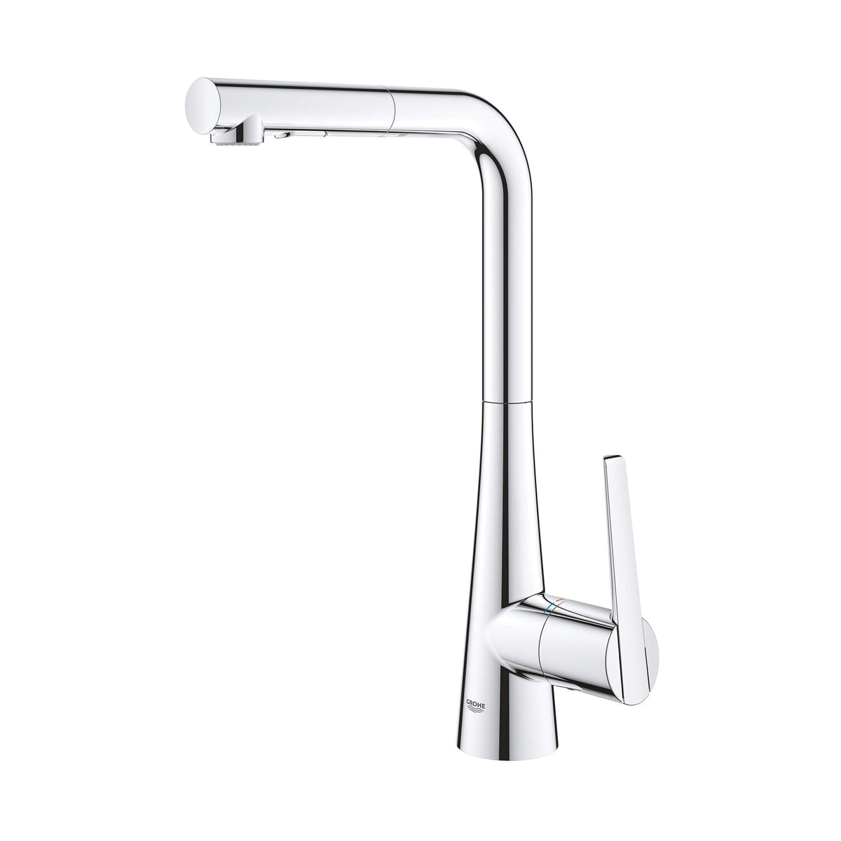 Ladylux - Pull-Out Kitchen Faucet - 8-1/16" L x 14-2/16" H