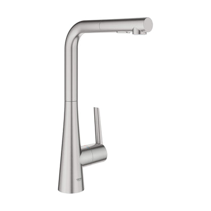 Ladylux - Pull-Out Kitchen Faucet - 8-1/16" L x 14-2/16" H