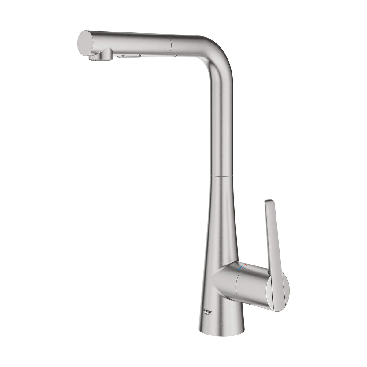 Ladylux - Pull-Out Kitchen Faucet - 8-1/16" L x 14-2/16" H