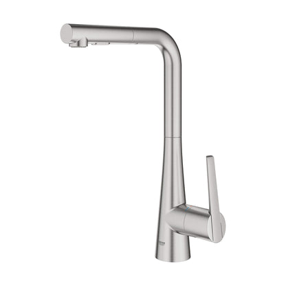 Ladylux - Pull-Out Kitchen Faucet - 8-1/16" L x 14-2/16" H