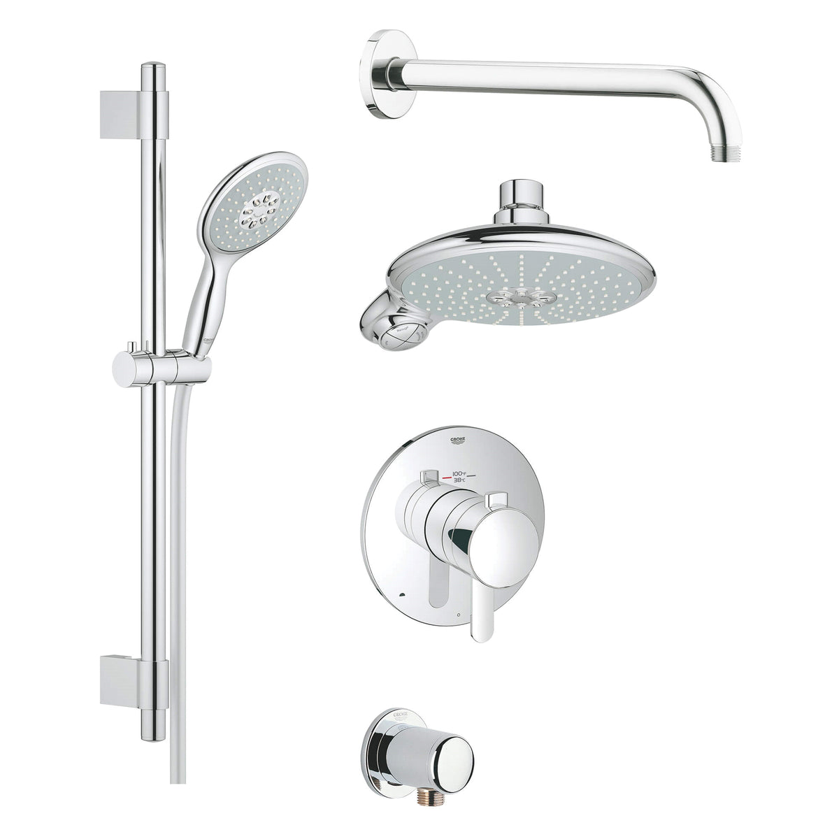 GROHFLEX35052_0 Thermostatic Valve Shower Set - 35052000