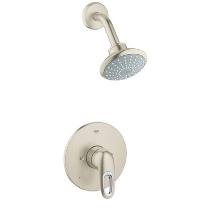 Eurostyle - Shower Combo Faucet - Wall Mount - 2 GPM