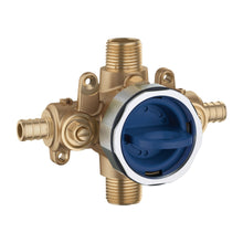 GROHE 35111_0 Pressure Balanced Rough-In Valve With Flush Plug and Service Stop
