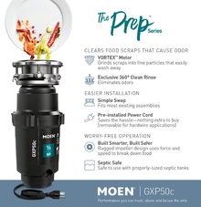 1/2HP DISPOSAL W/CORD PRO