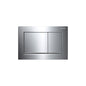 Geberit 115.080.KH.1 Omega30 Actuator Plate, For Use With Omega Series Dual Flush In-Wall Toilet System, Plastic, Polished Chrome, Import
