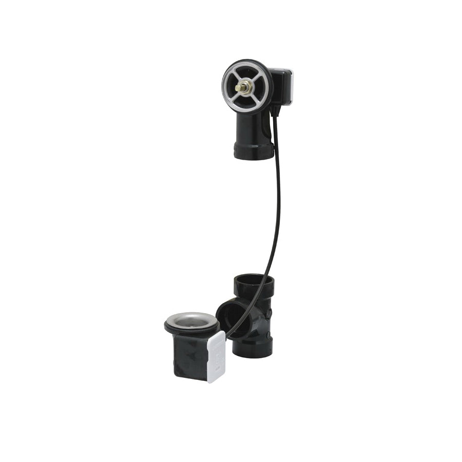 Cable-Operated Bath Waste - and Overflow Bathtub