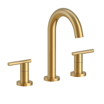 Parma - Widespread Bathroom Faucet - Brushed Bronze - Flush