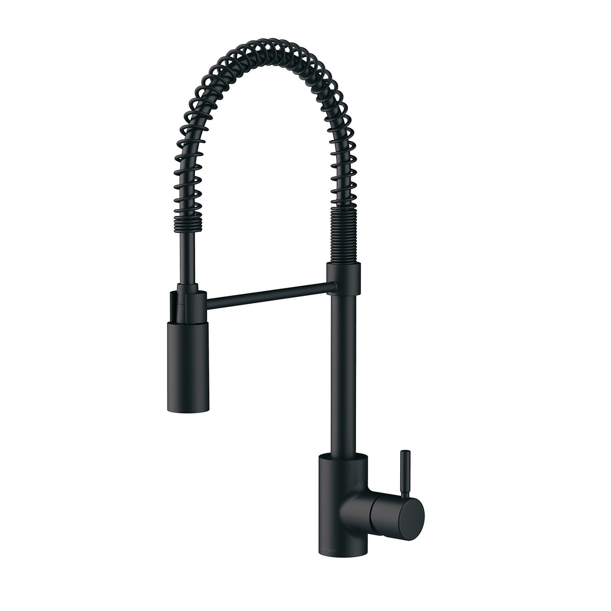 Gerber® D451288BS The Foodie Single Handle Kitchen Faucet, 1.75 gpm Flow Rate, 360 deg Swivel Spout, Satin Black, 1 Handles