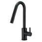 Amalfi - Pull-Down Kitchen Faucet - Satin Black - Deck Mount