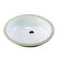 Gerber® G0012770F Luxoval™ Undercounter Bathroom Sink, Oval Shape, 18-1/2 in W x 15-3/8 in D x 7-9/16 in H, Undercounter Mounting, Vitreous China, White, Import